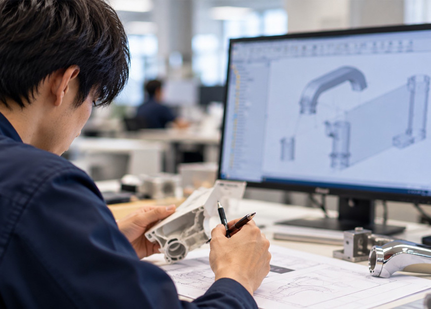 水栓機器の製品開発エンジニア